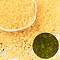 6/0 Luminous Glass Seed Beads, Round Hole, Frosted Inside Colours, Glow in the Dark, Rondelle, Gold, 4.5x3.5mm, Hole: 1.5mm, about 500pcs/50g