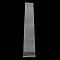 Rectangle OPP Cellophane Bags, Clear, 52x8cm, Unilateral Thickness: 0.035mm, Inner Measure: 48x8cm