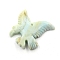 Carved Natural Amazonite Pendants, Eagle, 40x40x8mm, Hole: 1.2mm