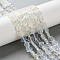 Opalite Beads Strands, Plum Blossom, 6~6.5x6x2.5mm, Hole: 0.7mm, about 63pcs/strand, 14.76''(37.5cm)