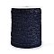 Glitter Sparkle Ribbon, Polyester & Nylon Ribbon, Midnight Blue, 3/8 inch(9.5~10mm), about 50yards/roll(45.72m/roll)