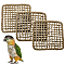 Straw Pet Mat, Dog Supplies, Rectangle, Coffee, 306x305x20mm