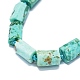 Brins de perles de turquoise péruvienne naturelle (jaspe) G-O170-138-3