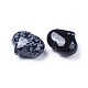 Natural Snowflake Obsidian  Heart Love Stone G-F659-A25-2