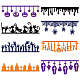 Halloween-Thema Kohlenstoffstahl Schneidwerkzeuge Schablonen DIY-WH0309-1177-1