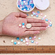 Beadthoven 480pcs 3 couleurs étoiles perles acryliques transparentes DIY-BT0001-17-8