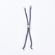 Nylon Twisted Cord Armband machen X-MAK-F018-07P-RS-2