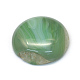 Dyed Natural Striped Agate/Banded Agate Cabochons G-R348-24mm-01-2