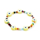 Perles de rocaille de verre étirer bracelets BJEW-JB06291-01-5