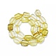 Chapelets de perles de quartz citron naturel G-F725-05-2