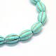 Chapelets de perles en pierres précieuses de turquoise synthétique TURQ-S282-16-2
