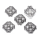 Cappucci di perline fantasia argento tibetano AA-0600-4