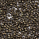 Electroplate Glass Seed Beads SEED-S042-01A-02-3