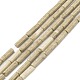 Naturali pietrificate perline di legno fili G-F247-49-1