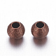 Brass Textured Beads EC247-NFR-2