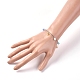 Galvanisieren Sie Charm-Armbänder mit facettierten Abakus-Glasperlen BJEW-JB04875-4