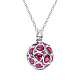 SHEGRACE Rhodium Plated 925 Sterling Silver Pendant Necklaces JN880A-1