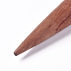 Slicker artesanal de cuero de palisandro natural TOOL-WH0119-51-2