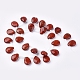 Los abalorios rojos jaspe hebras naturales G-G822-13A-2