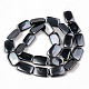 Electroplate Natural Freshwater Shell Beads Strands SHEL-R049-027-2