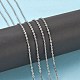 304 Stainless Steel Men's Necklace Chains STAS-N051-02-5