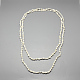 Colliers de perles de mer multi-strand NJEW-T003-147-1