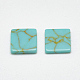 Synthetic Turquoise Cabochons X-TURQ-S290-41C-03-2