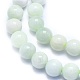 Natürliche myanmarische Jade / burmesische Jade-Perlenstränge G-K310-C05-8mm-3