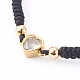 Verstellbare Nylonschnur geflochtenen Perlen Armbänder BJEW-JB05968-3