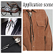 Nbeads 3Pcs Iron Bolo Tie Slide Clasp FIND-NB0003-23-6