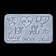 Moules en silicone pour pendentif cœur et mot amour SIMO-Q001-02D-3