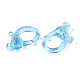 Transparent Acrylic Lobster Claw Clasps SACR-T358-04C-5