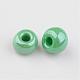 Perles de bricolage artisanales perles de rocaille de verre rondes lustrées de 8/0 couleurs opaques X-SEED-A012-3mm-127-2