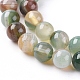 Chapelets de perles en agate à rayures naturelles/agates à bandes G-G582-8mm-49-3