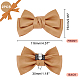 Leather Bowknot Shoe Decorations AJEW-WH0323-23D-2