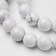 Chapelets de perles en howlite naturelle G-D809-10-10mm-3
