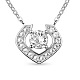 Shegrace nouveau design 925 collier pendentif en argent sterling JN154A-1