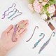 SUNNYCLUE 1 Box 10Pcs 5 Styles Bookmark Hooks Bulk Metal Hook Bookmarks Beading Antique Tibetan Alloy Vintage Bookmark Clip Back to Schcool Bookmark Charms for Crafting Jewelry Making Charm DIY Craft FIND-SC0003-50-3