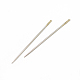 鉄の自己糸の手の縫い針  ゴールドカラー  36x0.76mm、約12個/袋 IFIN-R232-01G-3