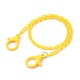 Collares personalizados de cadena de cable de plástico abs NJEW-JN02996-01-1