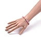 Bracelets extensibles faits main en pâte polymère heishi BJEW-JB05097-01-3