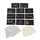 Papel tarjetas de felicitación de agradecimiento con sobres y cartón DIY-F069-01-1