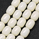 Imitation Jade Glass Beads Strands GLAA-G046-16x12mm-A11-1