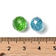 Perles de verre transparentes plaquées rondelles à facettes rondelles couleur ab GLAA-R152-10mm-M2-3