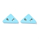 Clips de plástico en forma de triángulo AJEW-F054-02C-1
