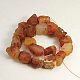 Nuggets Natural Carnelian Beads Strands G-D318-4-2