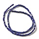 Brins de perles teints en lapis-lazuli naturel G-B064-A20-3