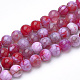 Chapelets de perle en agate naturelle teinte X-G-Q462-129A-8mm-1