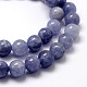 Fili di perle di aquamarine imitazione bianco giada naturale X-G-F364-15-8mm-3