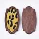 Grands pendentifs en cuir de vachette écologique FIND-S301-31C-05-2